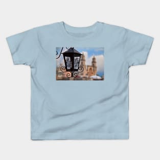 Looking at Merida Cathedral from the top of the hotel Kids T-Shirt